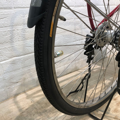 ブリヂストン アンジェリーノ レッド 前22×後26インチ YT037【中古車】
