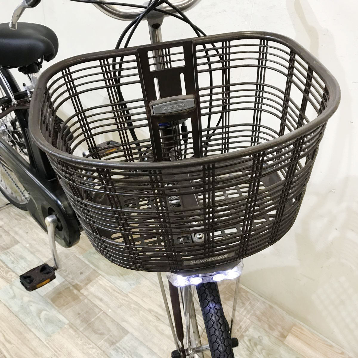 中古電動自転車 ブリヂストン アシスタ ロイヤル ブラウン 26インチ KI096