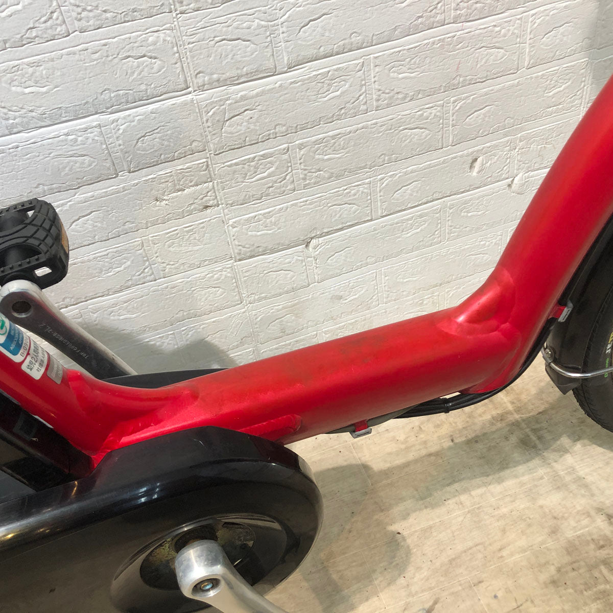 ブリヂストン アンジェリーノ レッド 前22×後26インチ YT037【中古車】