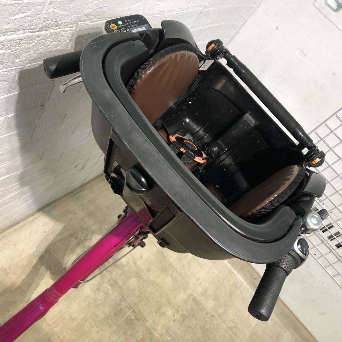 中古電動自転車 パナソニック ギュット DX ピンク 前22×後26インチ