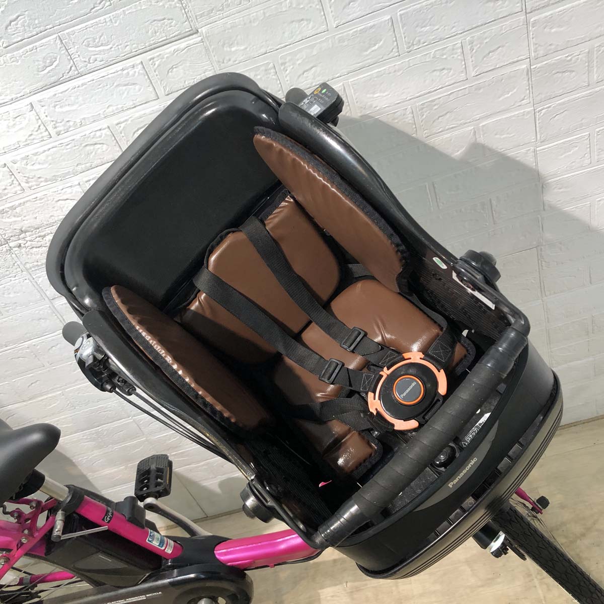 中古電動自転車 パナソニック ギュット DX ピンク 前22×後26インチ