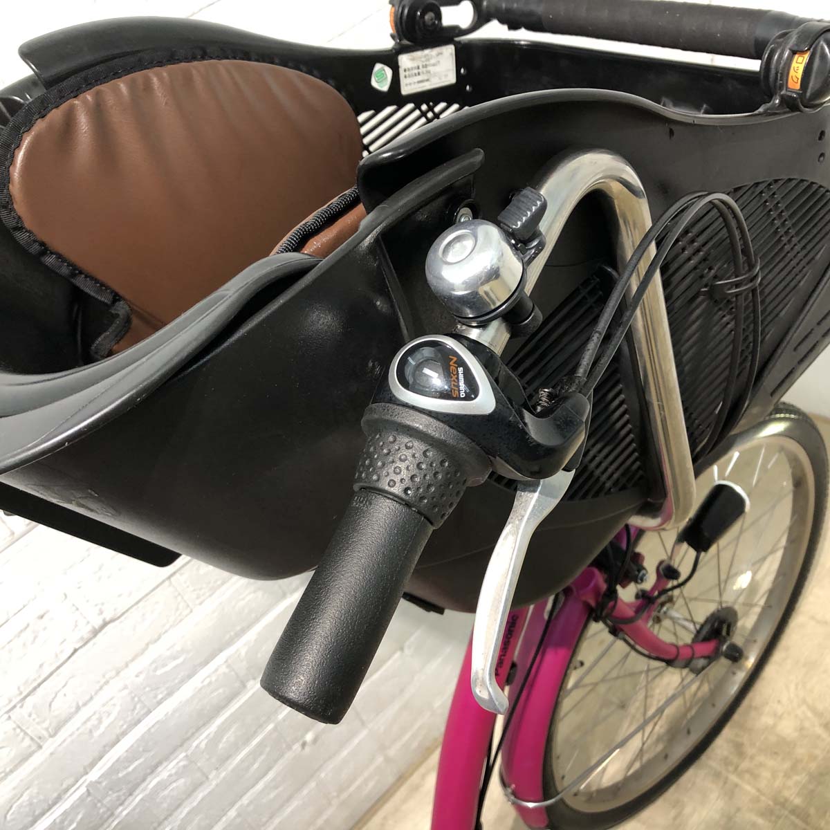 中古電動自転車 パナソニック ギュット DX ピンク 前22×後26インチ