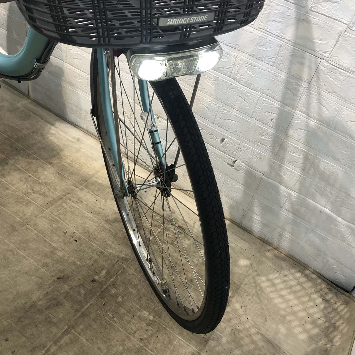 中古電動自転車 ブリヂストン アシスタ ロイヤル ブルー 26インチ YF041 