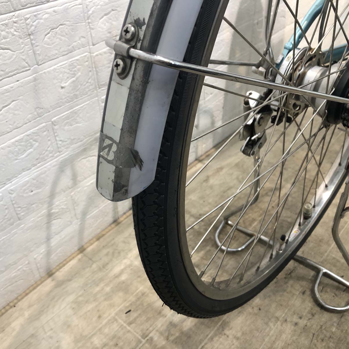 中古電動自転車 ブリヂストン アシスタ ロイヤル ブルー 26インチ YF041 