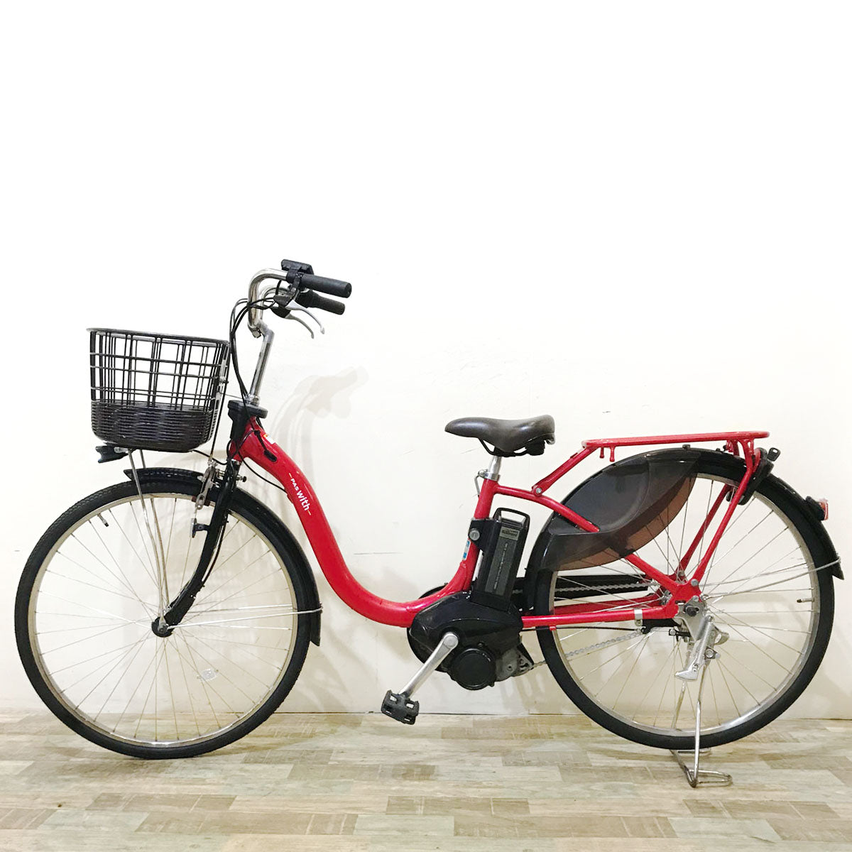 ヤマハ PAS With パス ウィズ レッド 26インチ KU103 【中古車】