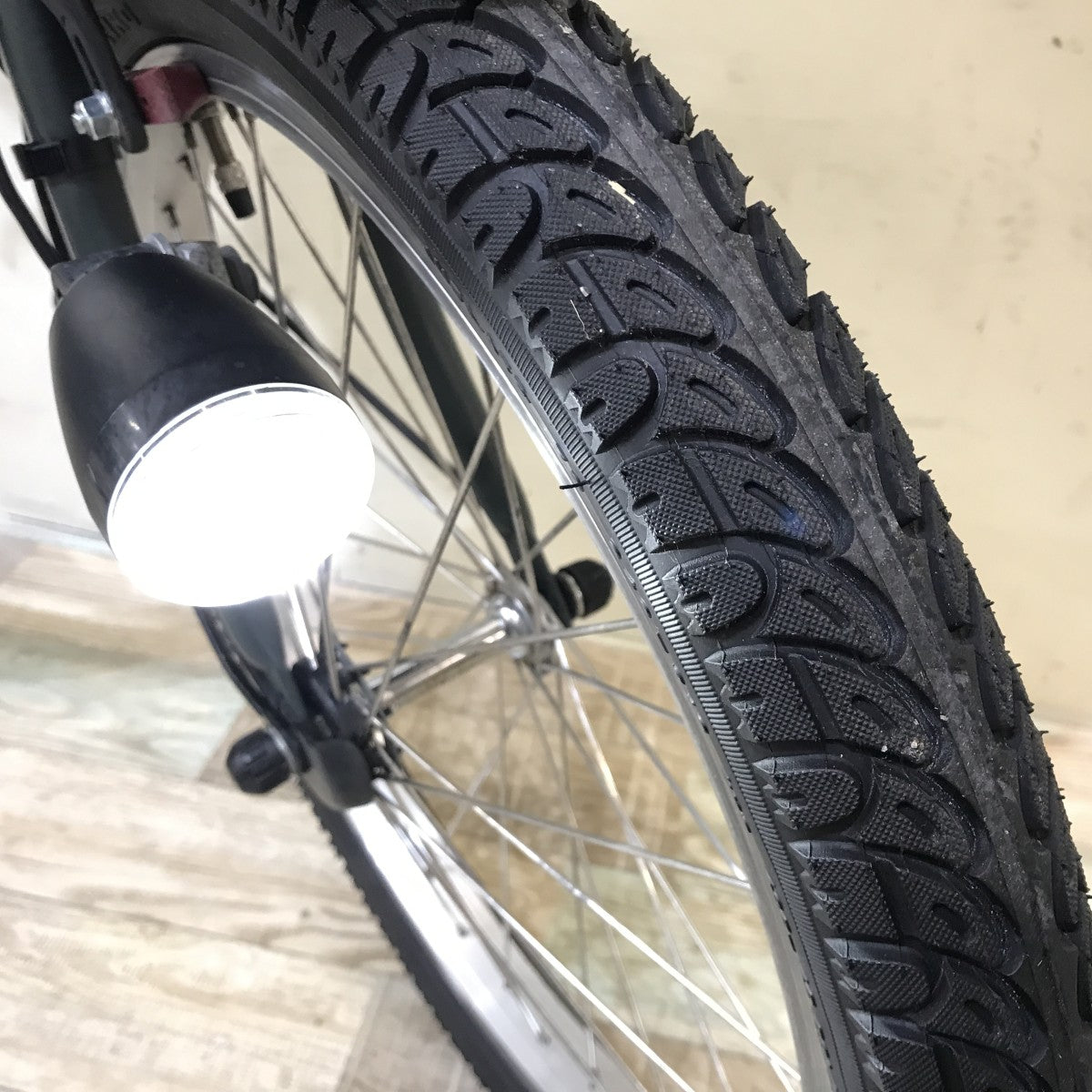 中古電動自転車 パナソニック ギュットミニDX カーキ 20インチ KI097