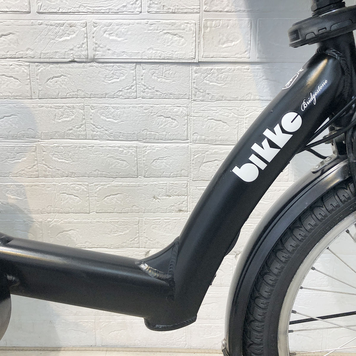 中古電動自転車 ブリヂストン bikke POLAR e ビッケ ポーラー イー ブラック 20インチ YF042 