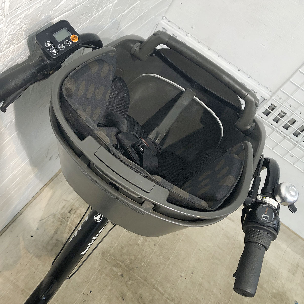 中古電動自転車 ブリヂストン bikke POLAR e ビッケ ポーラー イー ブラック 20インチ YF042 