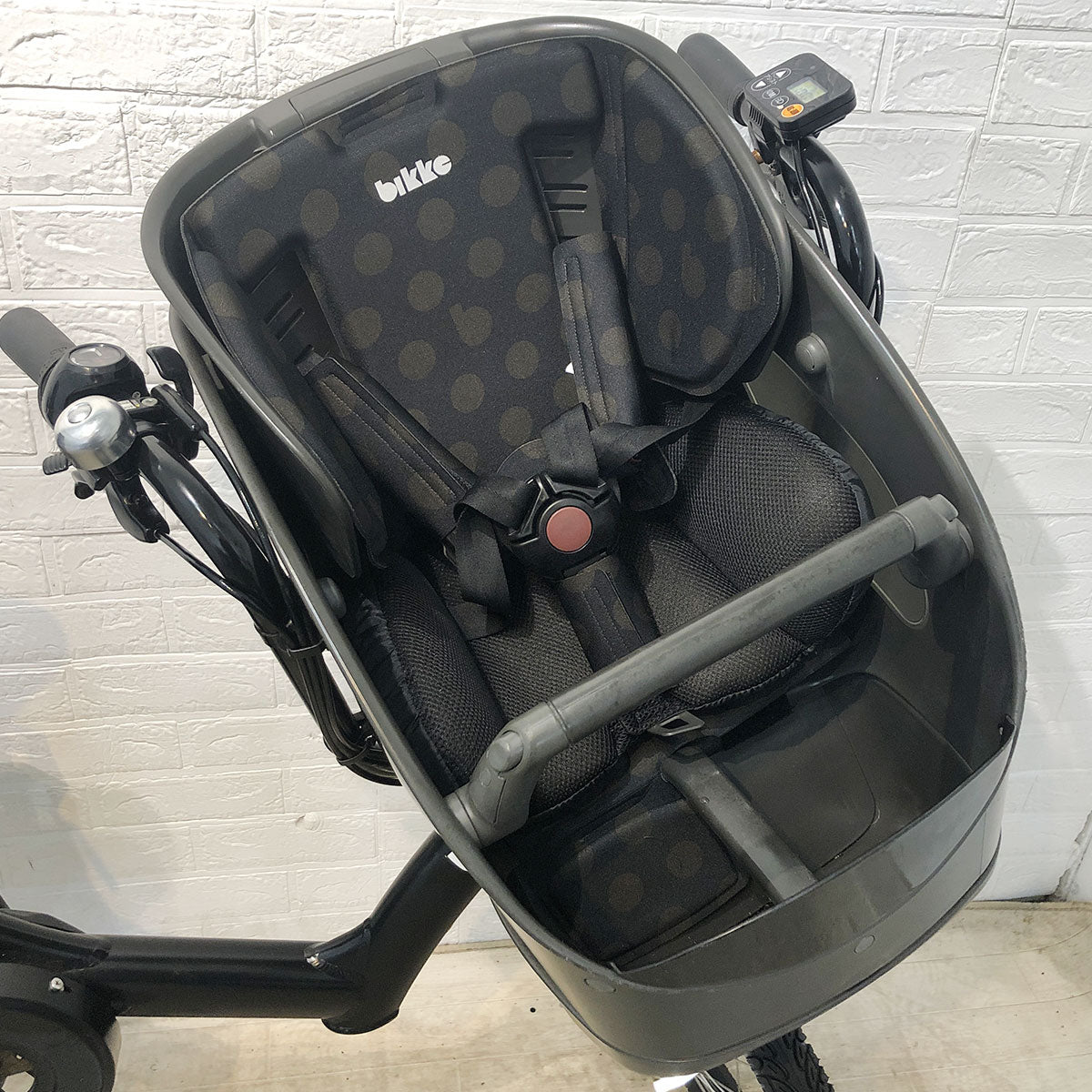 中古電動自転車 ブリヂストン bikke POLAR e ビッケ ポーラー イー ブラック 20インチ YF042 