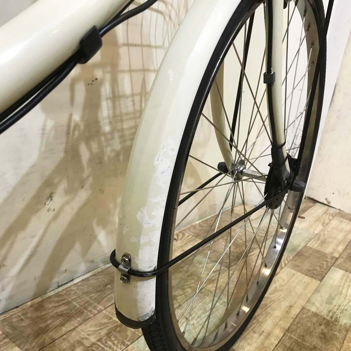 中古電動自転車 パナソニック エーガールズ オフホワイト 26インチ KE047