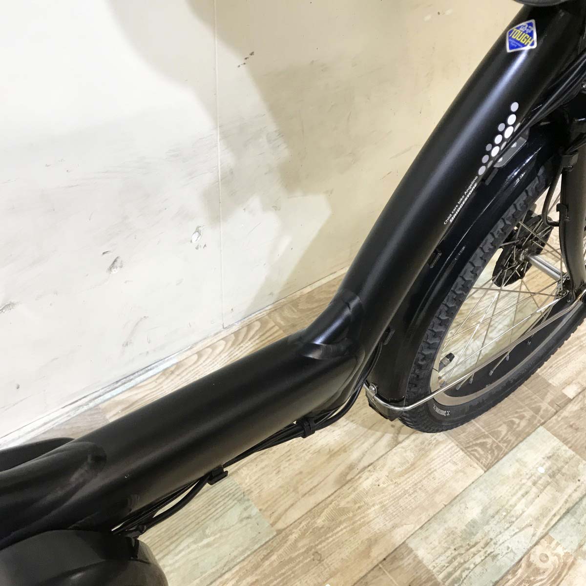 中古電動自転車 ブリヂストン アンジェリーノプティットe ブラック 20インチ KI100