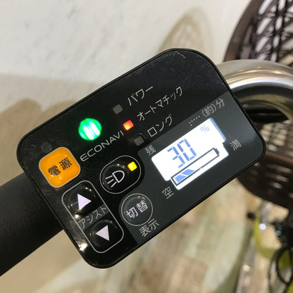 パナソニック ビビ DX イエローグリーン 26インチ  KZ044【中古車】