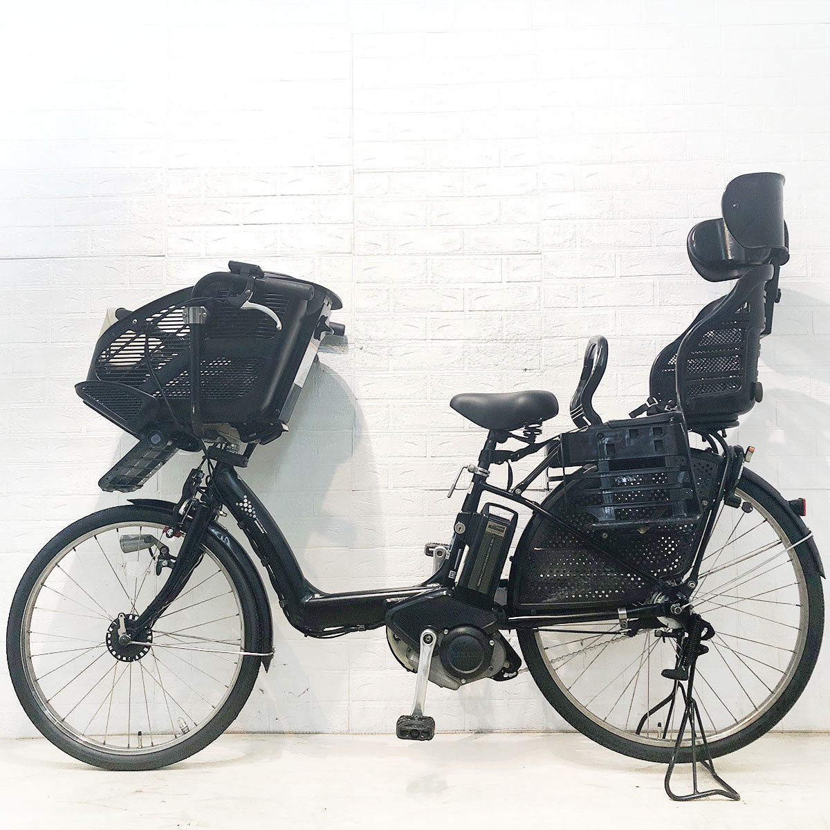 中古電動自転車 ブリヂストン アンジェリーノ e ブラック 前22×後26インチ YF045