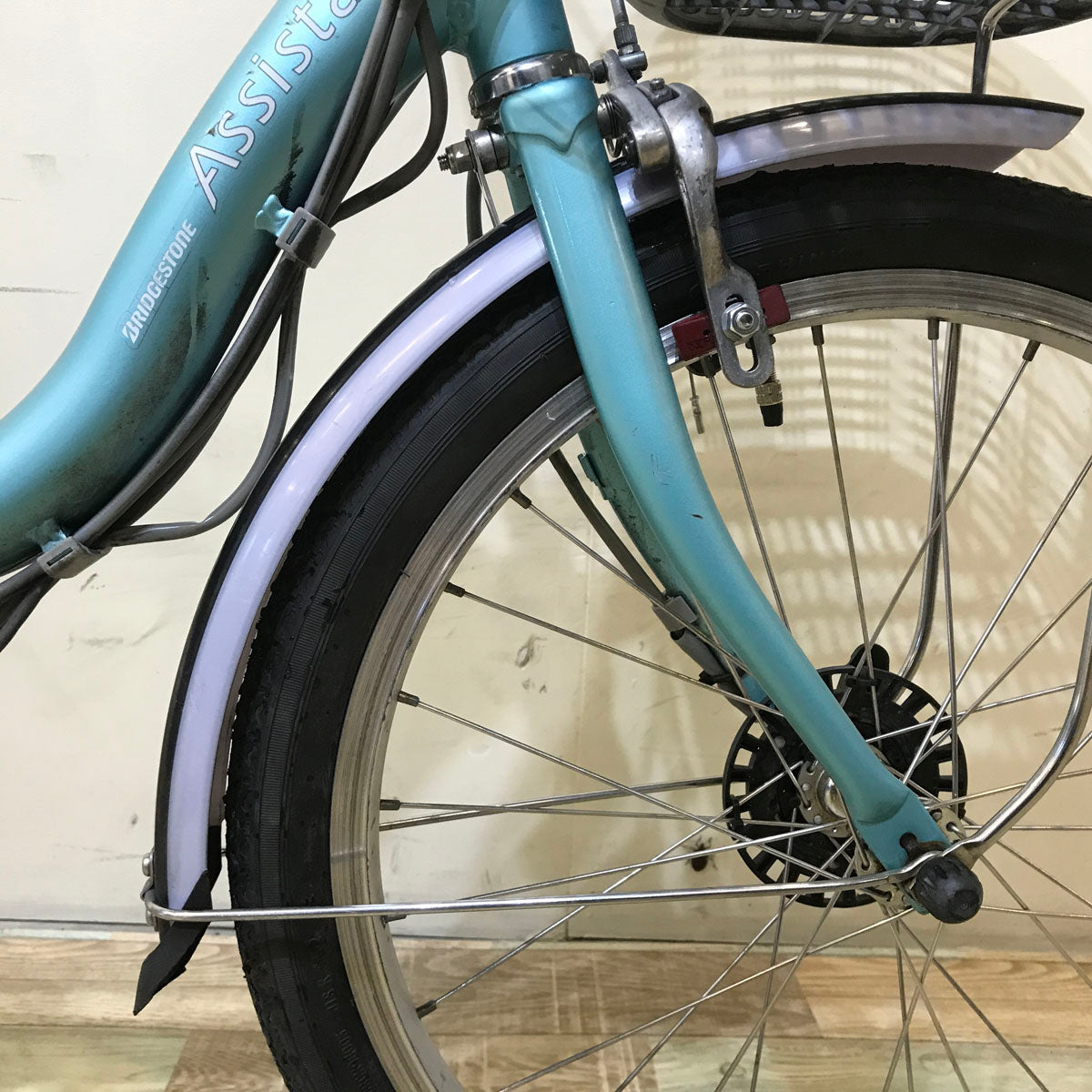 ブリヂストン アシスタ コンパクト ブルー 20インチ KZ045 【中古車】