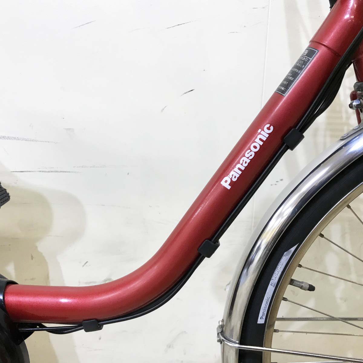 中古電動自転車 パナソニック ビビDX レッド 24インチ KI101 – e-CHARIty