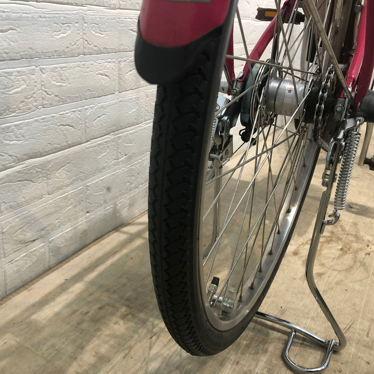 ブリヂストン アシスタ DX スペシャル ピンク 26インチ YT045 【中古車】