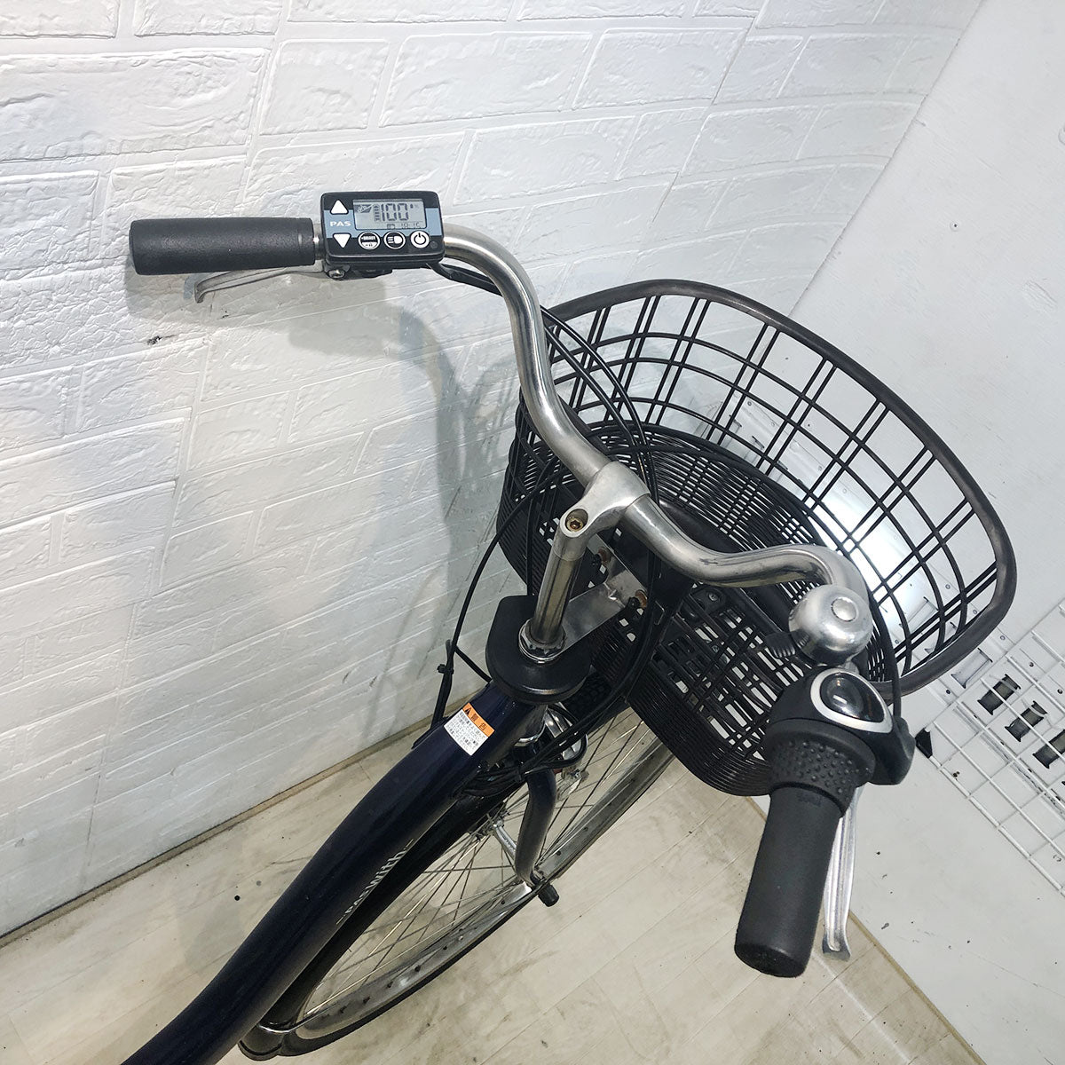 中古電動自転車 ヤマハ PAS With パス ウィズ ネイビー 26インチ YF046