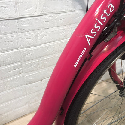 ブリヂストン アシスタ DX スペシャル ピンク 26インチ YT045 【中古車】
