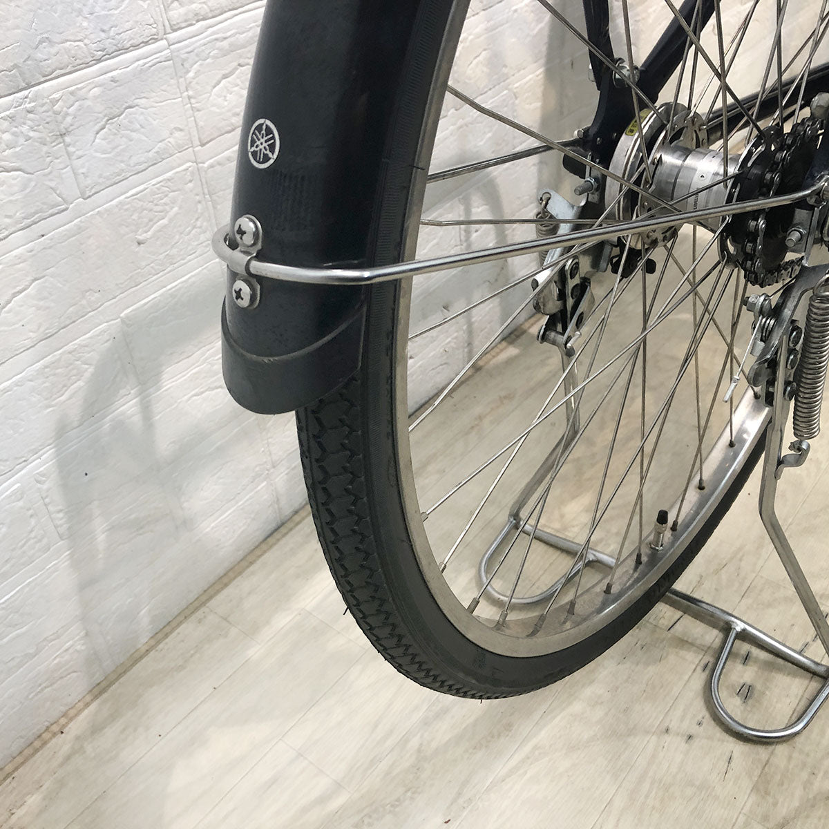 中古電動自転車 ヤマハ PAS With パス ウィズ ネイビー 26インチ YF046