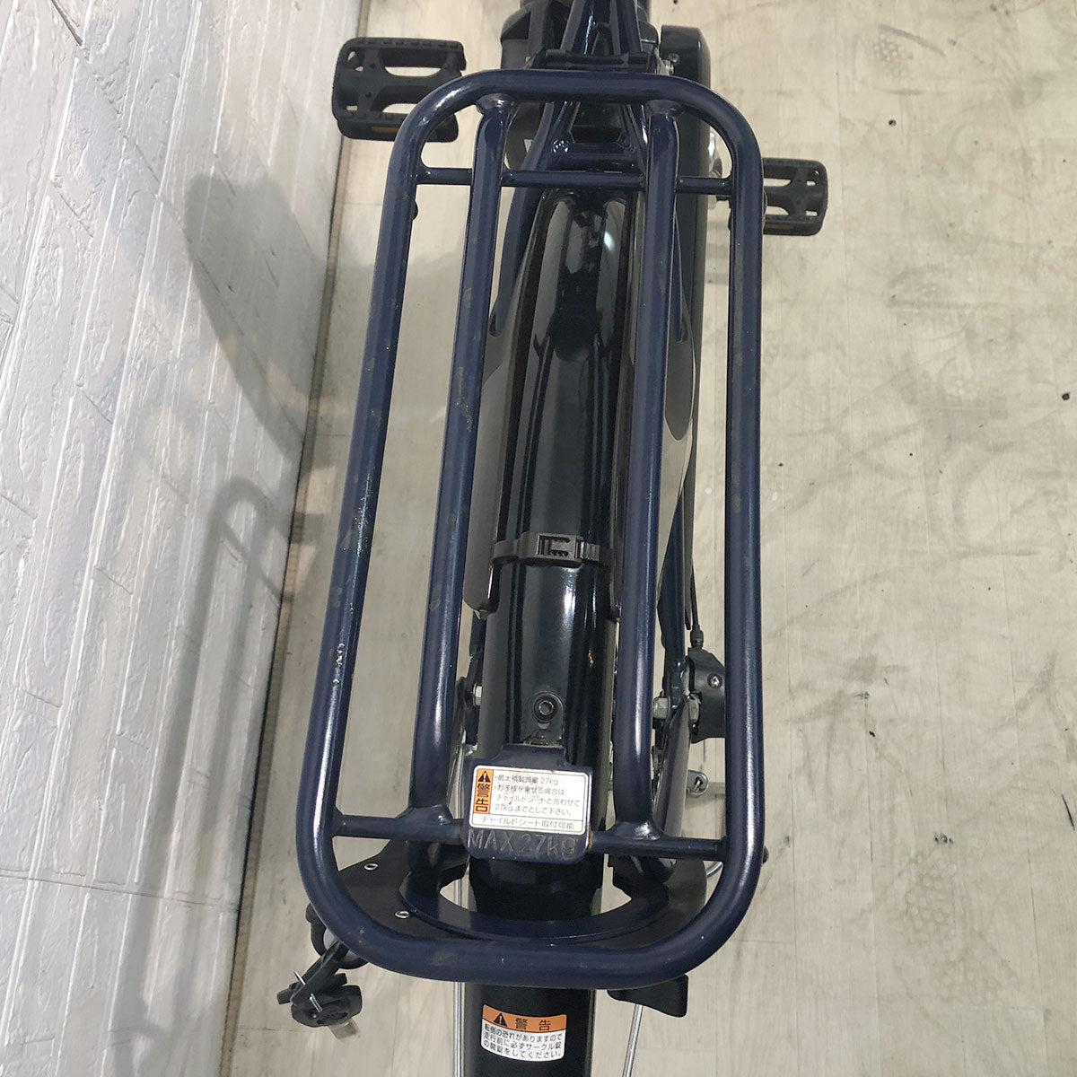 中古電動自転車 ヤマハ PAS With パス ウィズ ネイビー 26インチ YF046