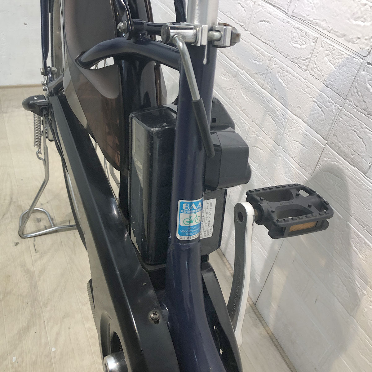 中古電動自転車 ヤマハ PAS With パス ウィズ ネイビー 26インチ YF046