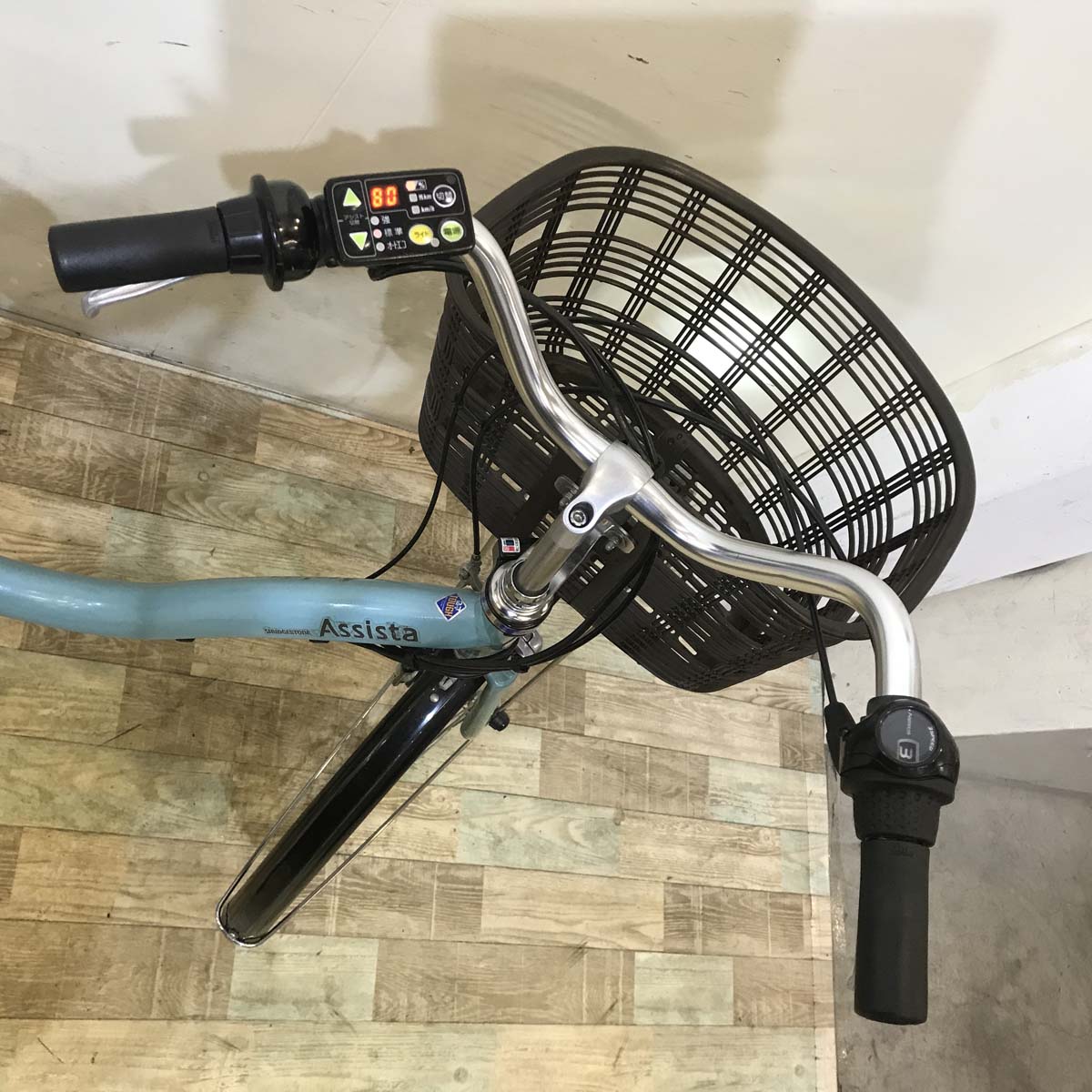 中古電動自転車 ブリヂストン アシスタ DX グリーン 26インチ KE053