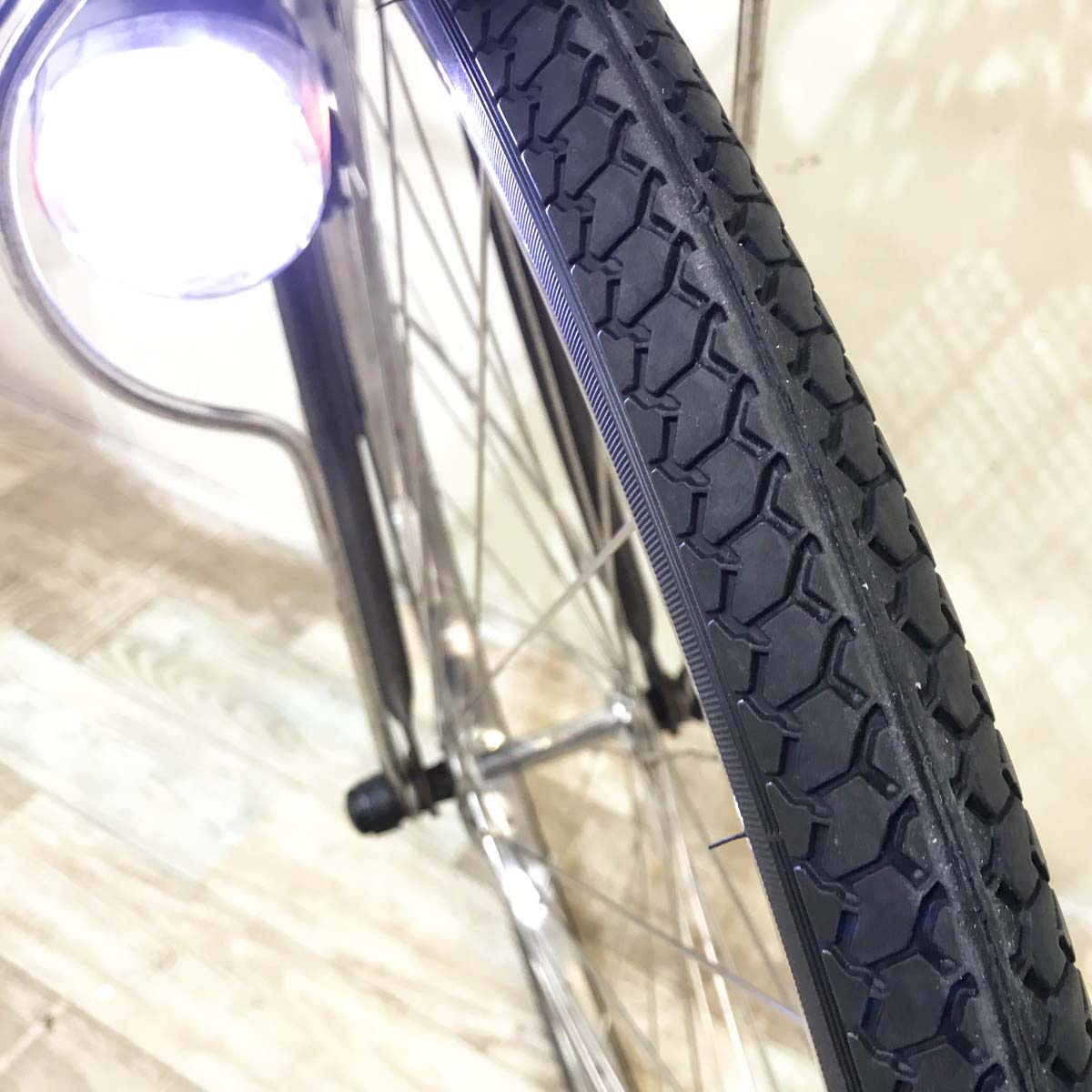中古電動自転車 パナソニック ビビSS ブラウン 26インチ KI103