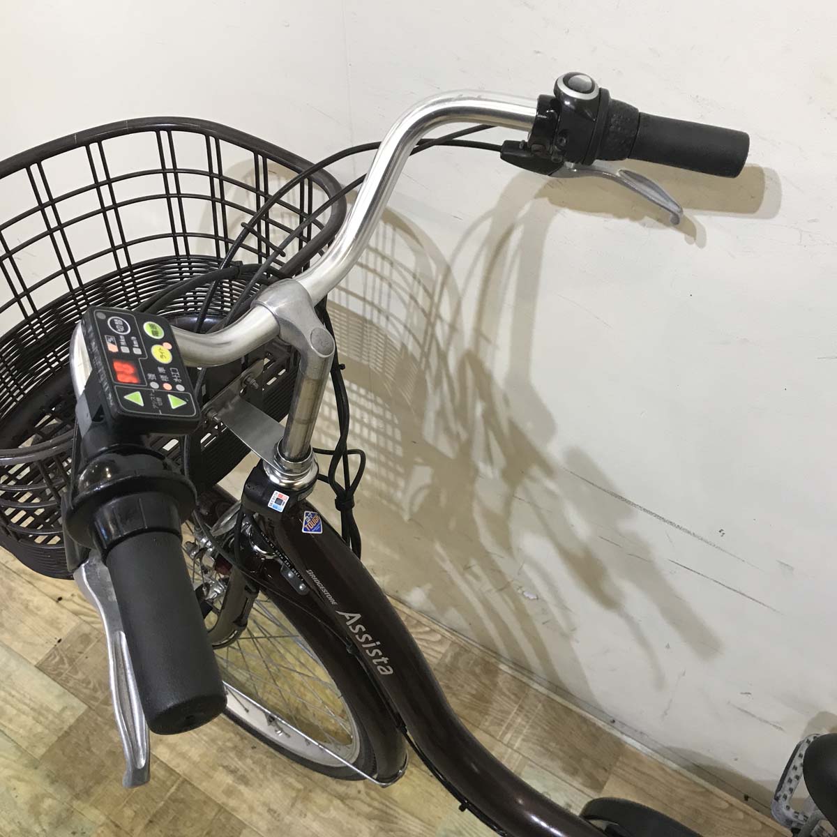 中古電動自転車 ブリヂストン アシスタ ファイン ブルー 26インチ KD055