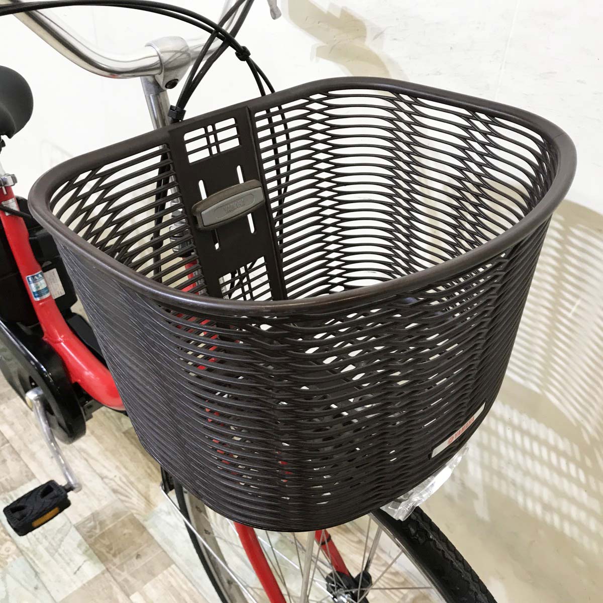 中古電動自転車 ヤマハ PAS ナチュラ レッド 26インチ KI105