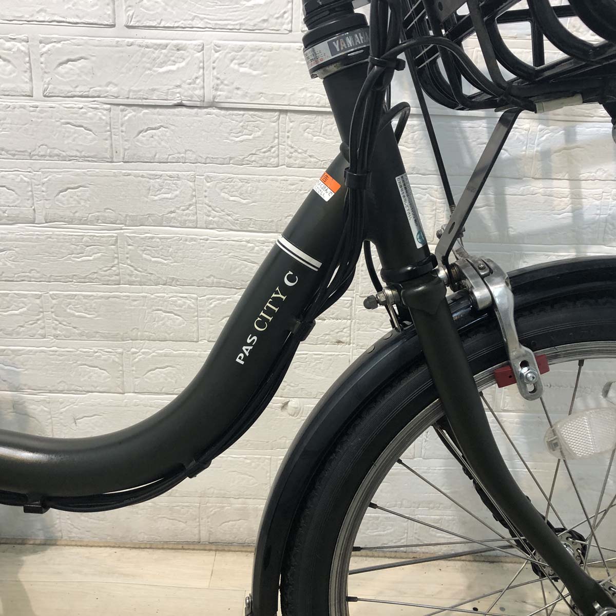 中古電動自転車 ヤマハ PAS CITY C パス シティ C カーキ 20インチ YF050 