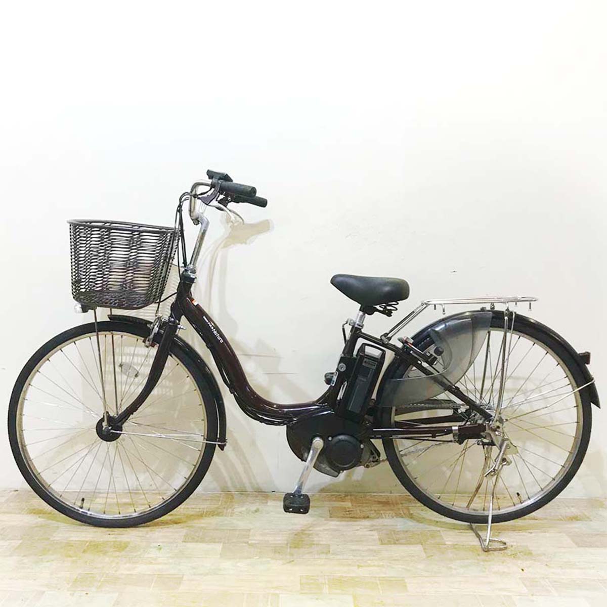 中古電動自転車 ヤマハ PAS ナチュラ L ブラウン 26インチ KE056
