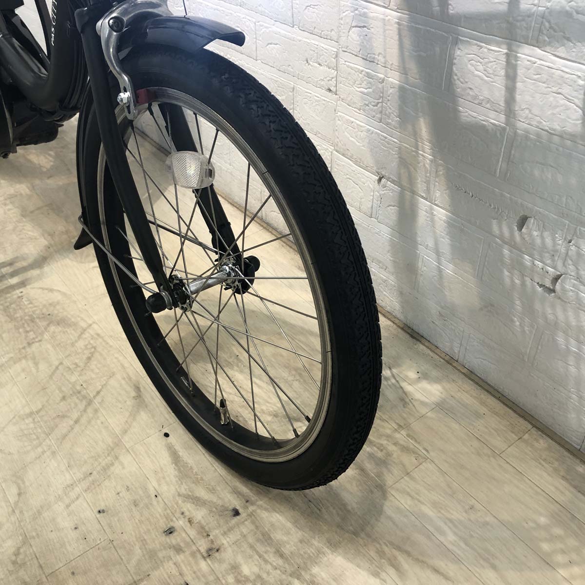 中古電動自転車 ヤマハ PAS CITY C パス シティ C カーキ 20インチ YF050 