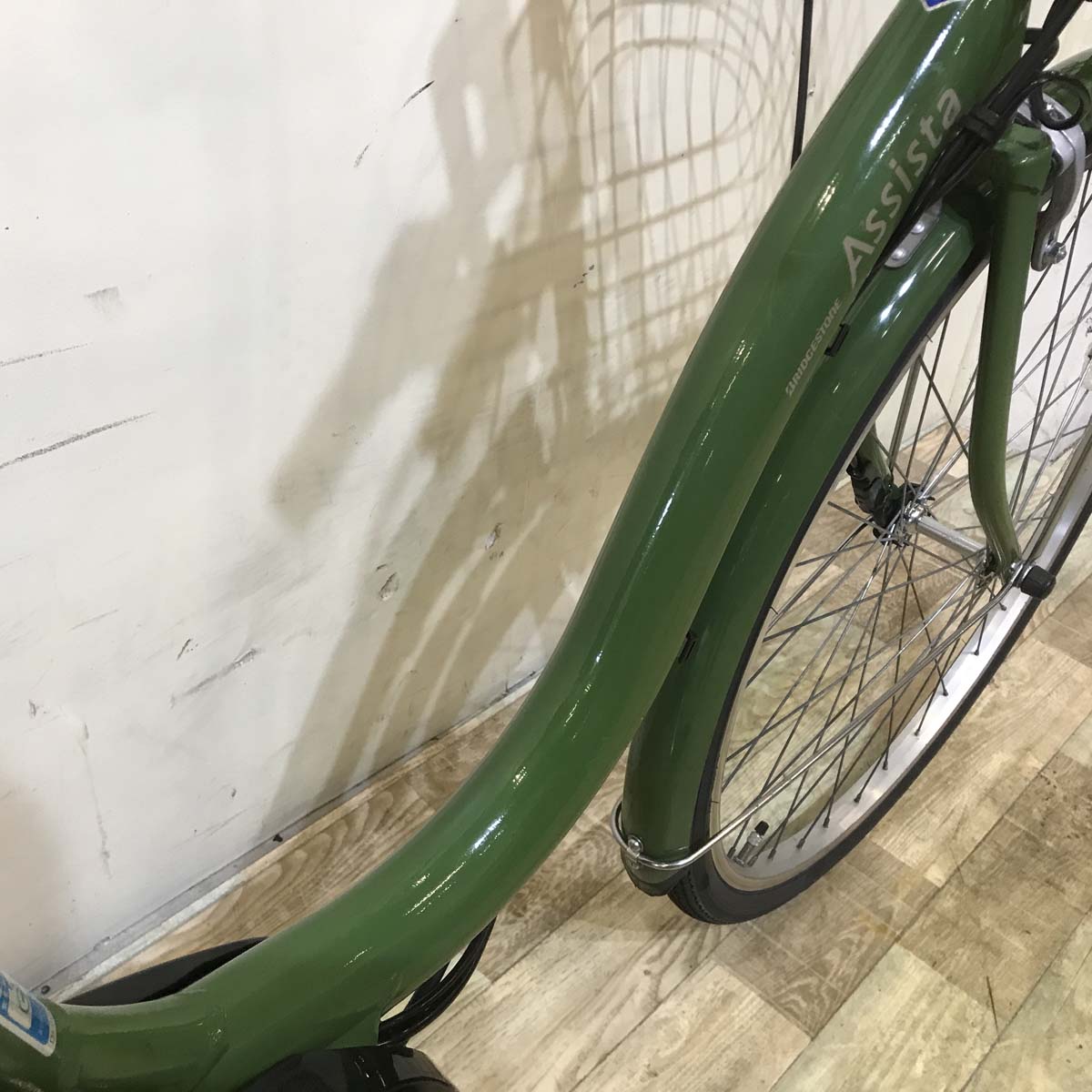 中古電動自転車 ブリヂストン アシスタ ファイン グリーン 26インチ