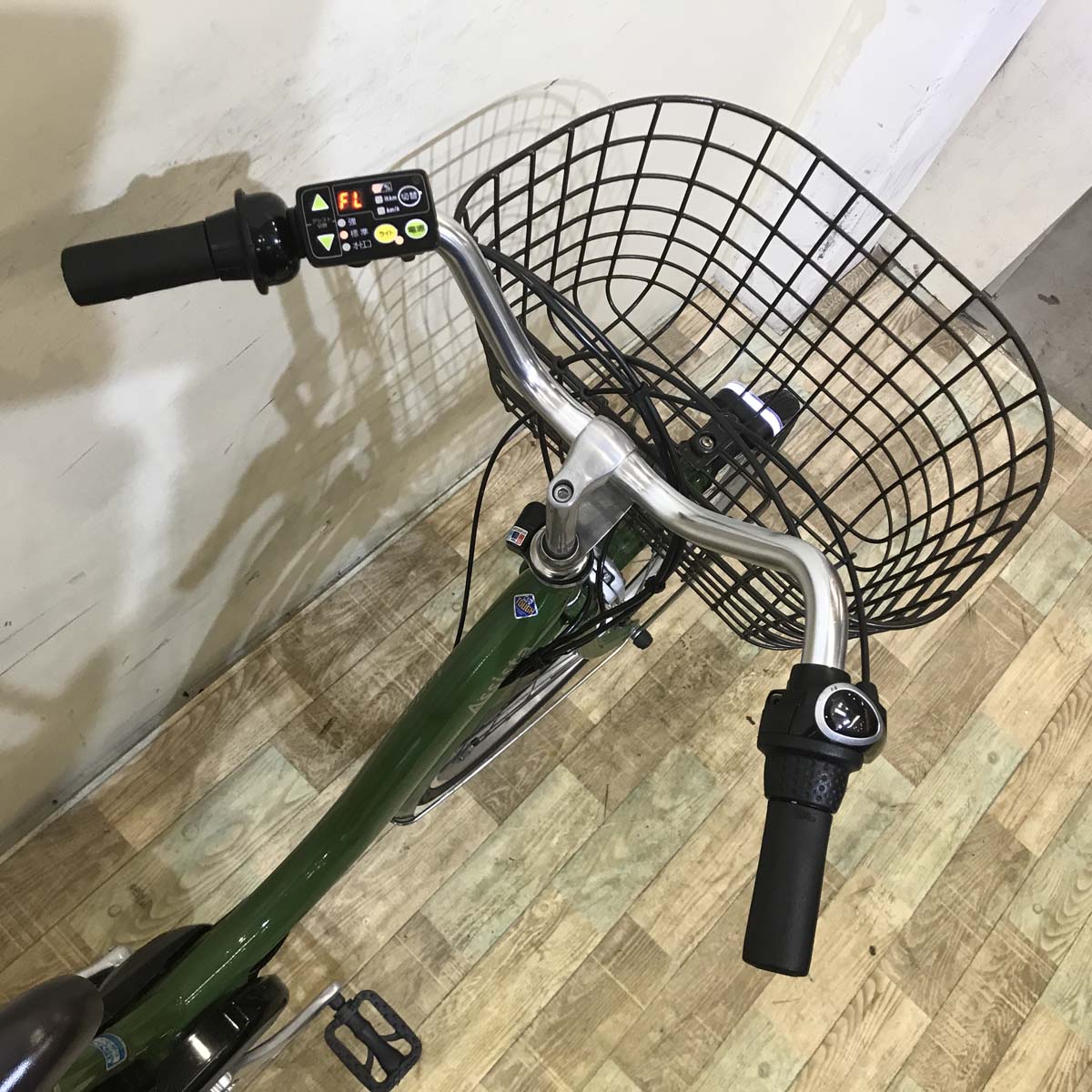 中古電動自転車 ブリヂストン アシスタ ファイン グリーン 26インチ 