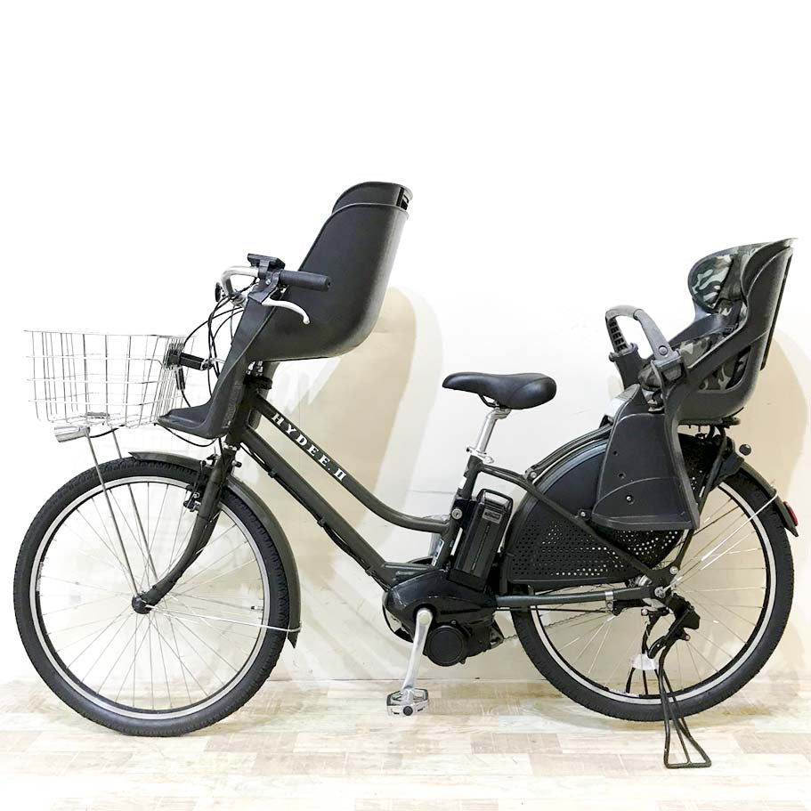 中古電動自転車 ブリヂストン ハイディ2 カーキ 26インチ KI106