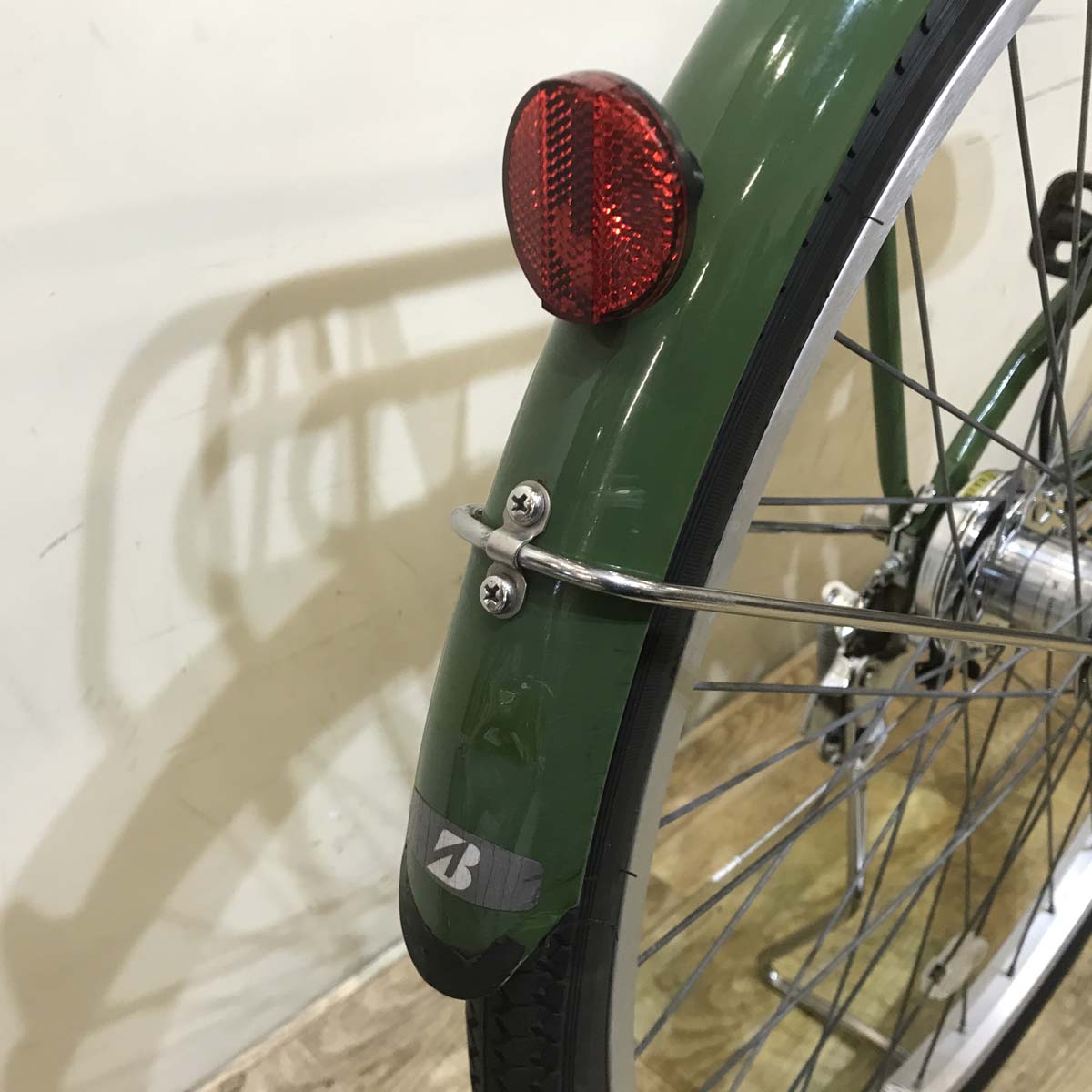 中古電動自転車 ブリヂストン アシスタ ファイン グリーン 26インチ KE057 