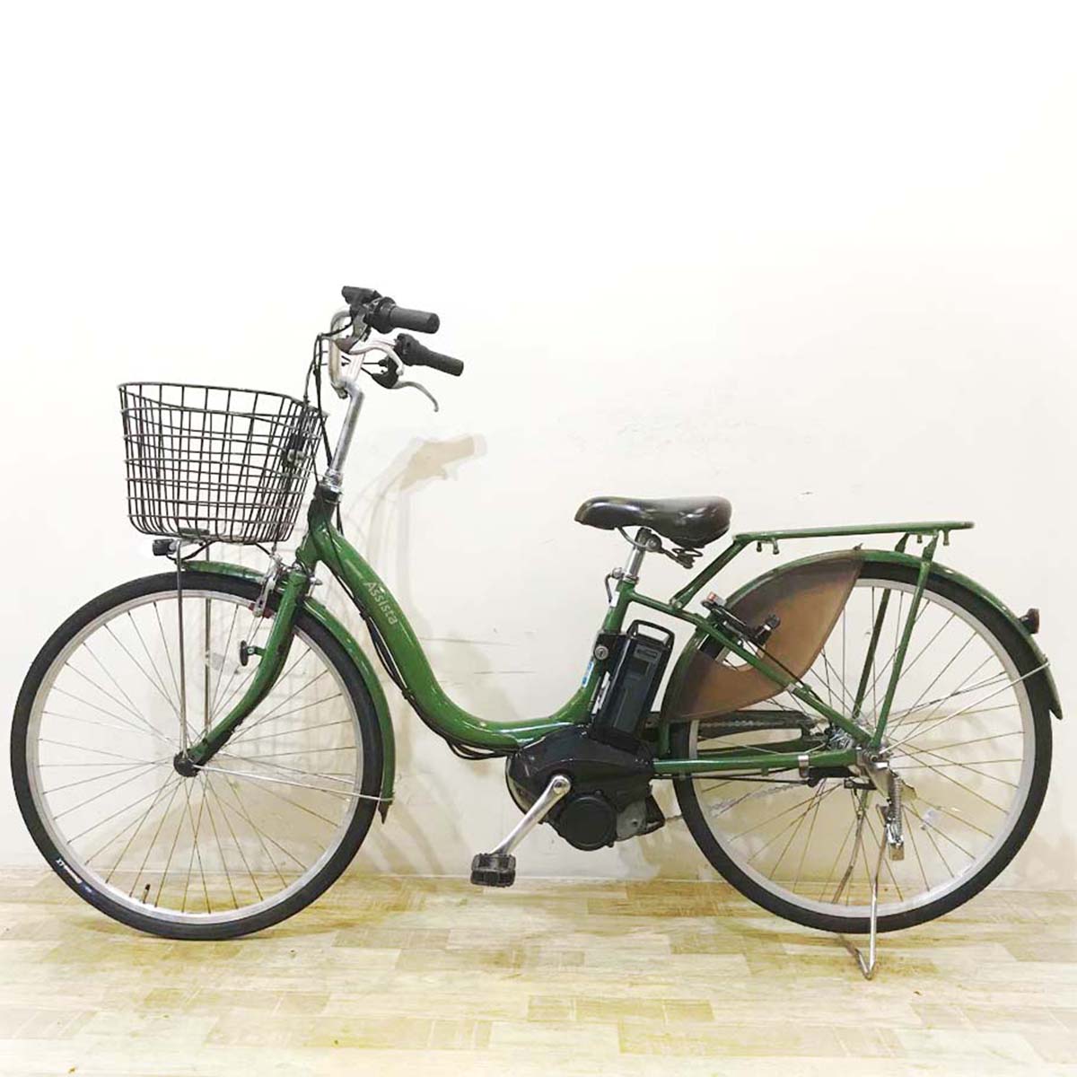 中古電動自転車 ブリヂストン アシスタ ファイン グリーン 26インチ