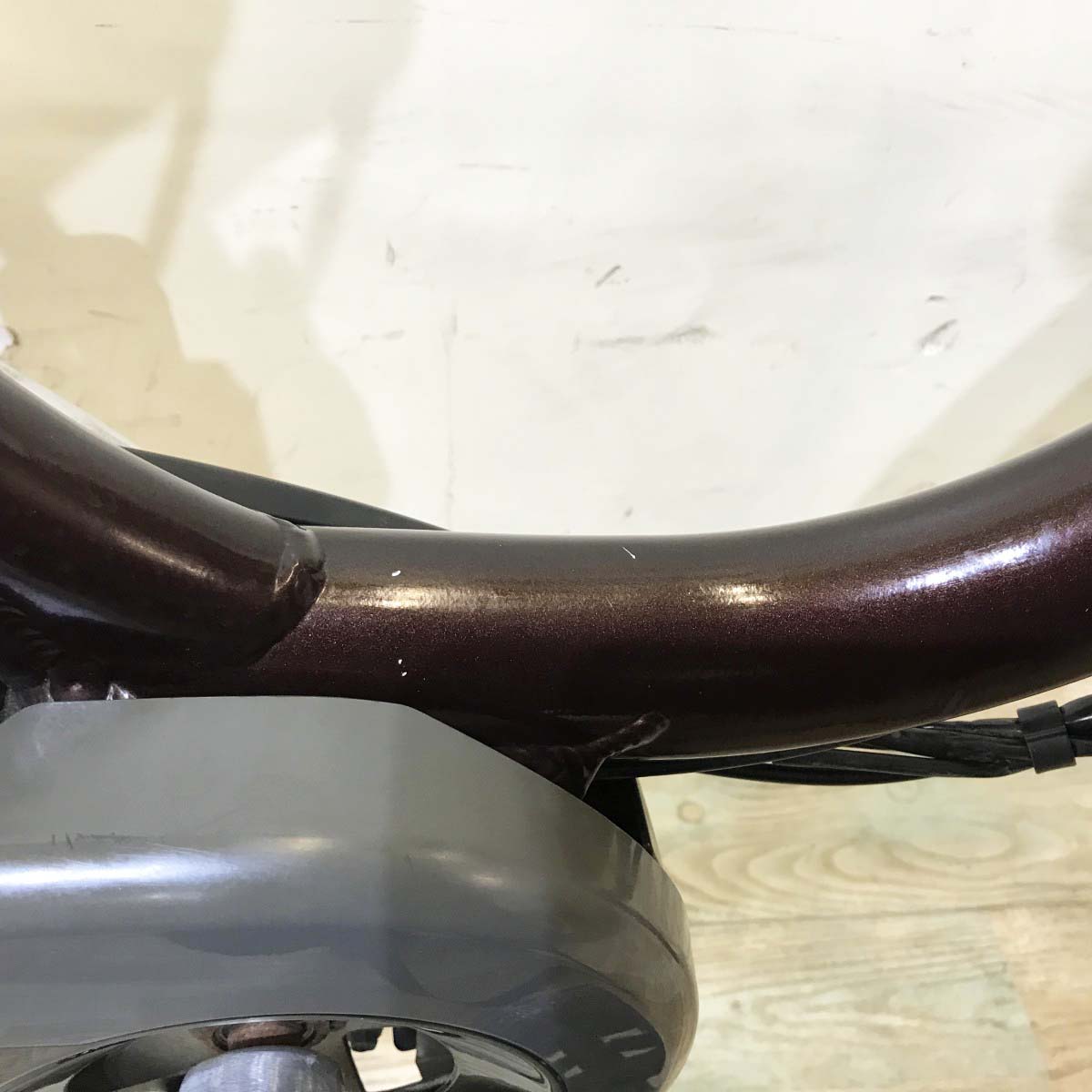 中古電動自転車 ヤマハ PAS ナチュラM ブラウン 26インチ KI107