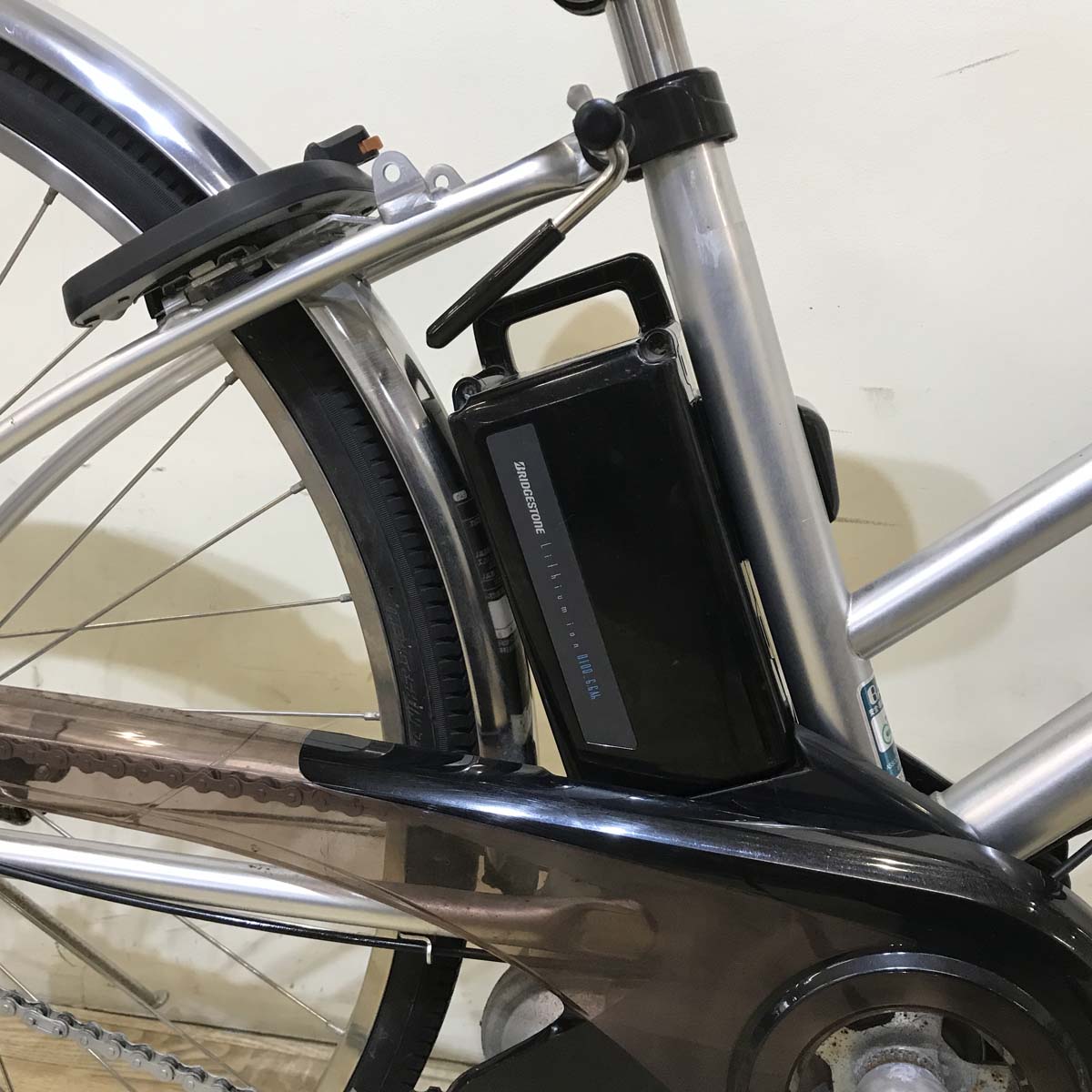 中古電動自転車 パナソニック ビビ DX シティ シルバー 27インチ KZ052 