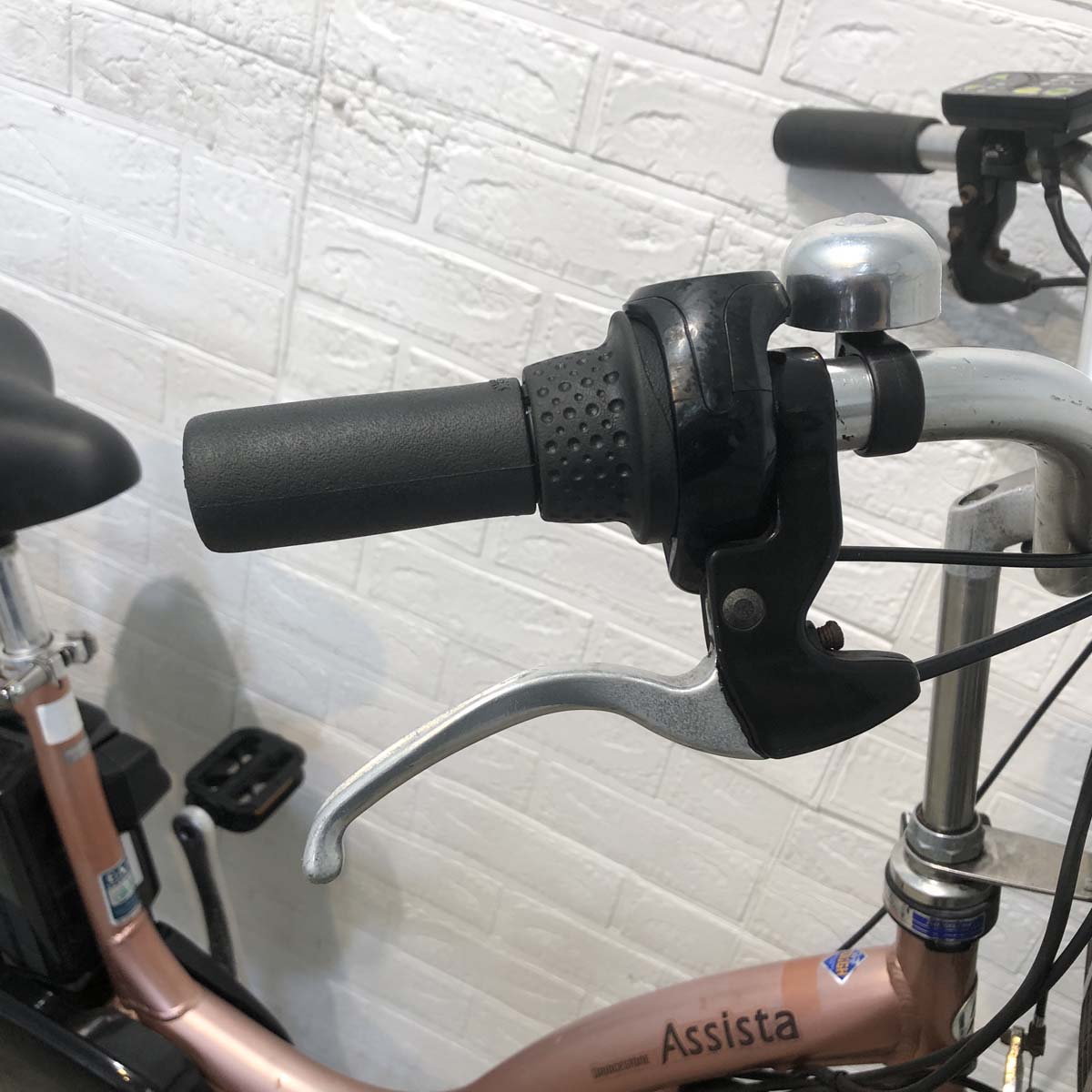 中古電動自転車 ブリヂストン アシスタ DX ピンク 26インチ YF053 