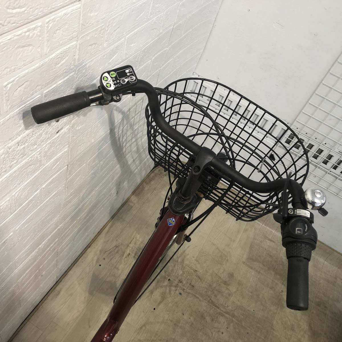 中古電動自転車 新品バッテリー ブリヂストン ボーテ e レッド 26インチ YF054 