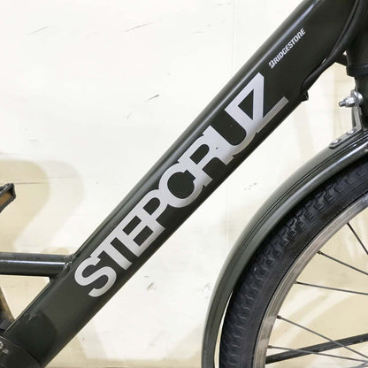 ブリヂストン ステップクルーズe（デュアルドライブ） カーキ 26インチ KI110 【中古車】