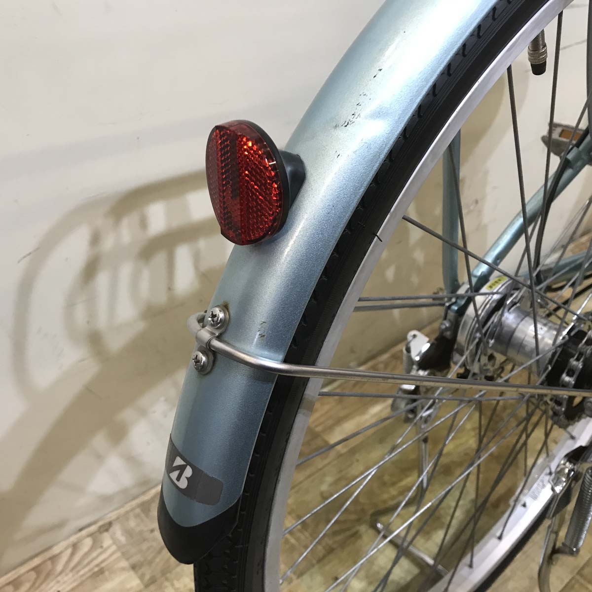 中古電動自転車 ブリヂストン アシスタ ベーシック ブルー 26インチ KE060