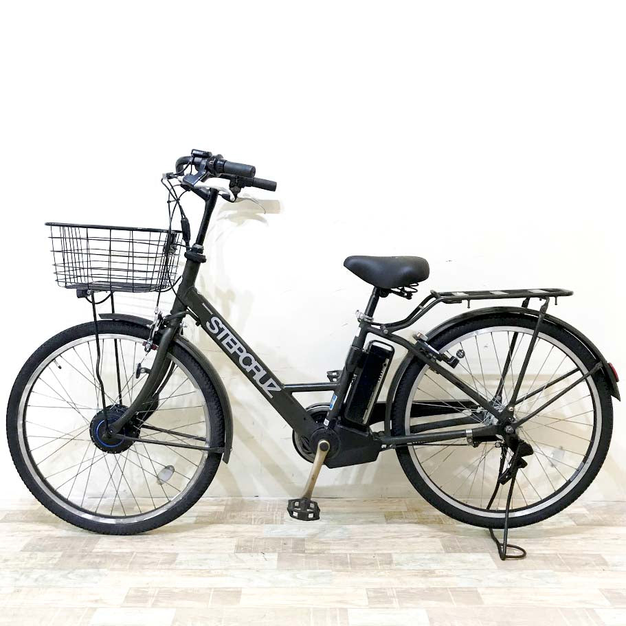 ブリヂストン ステップクルーズe（デュアルドライブ） カーキ 26インチ KI110 【中古車】