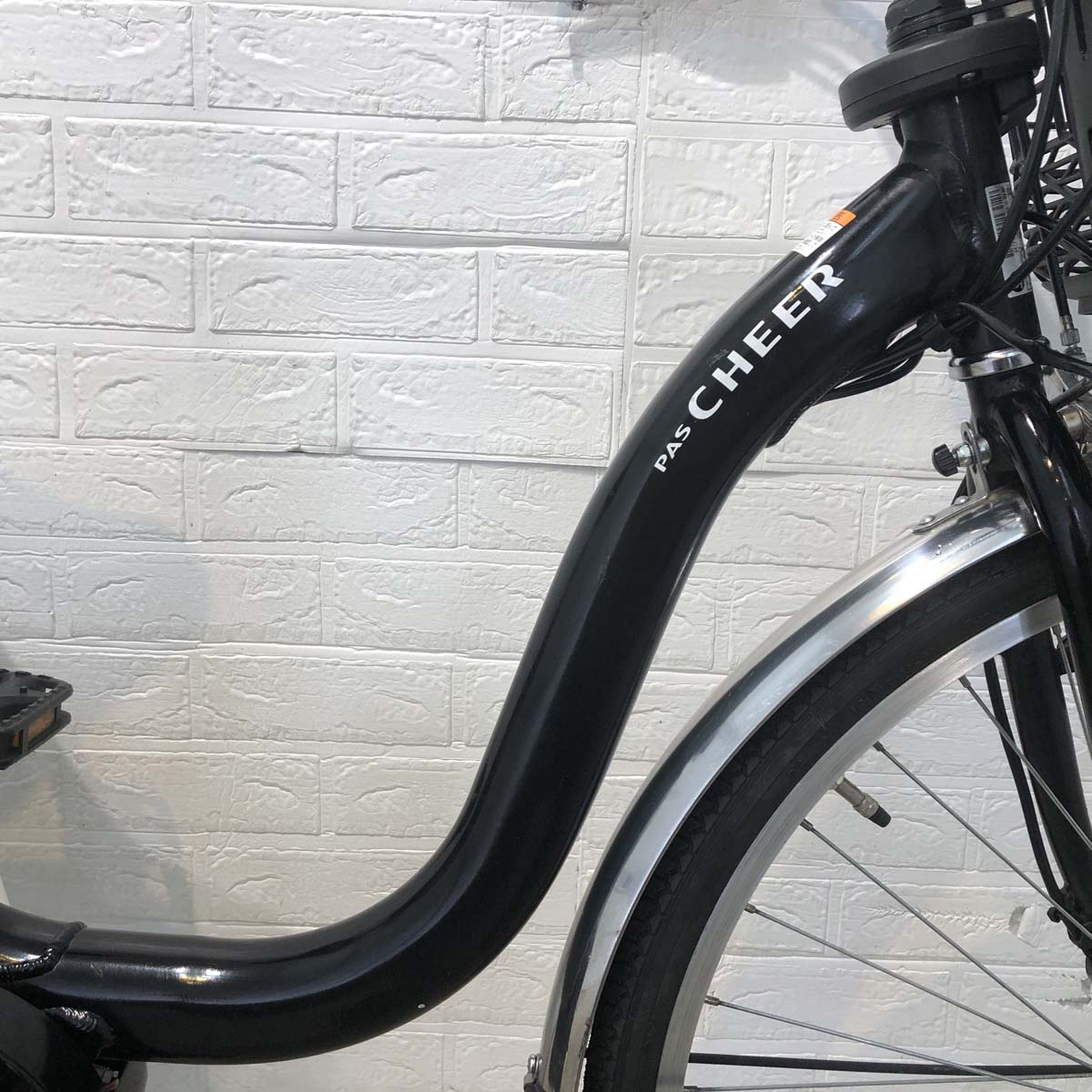 中古電動自転車 ヤマハ PAS Cheer パス チア ブラック 26インチ YF057  
