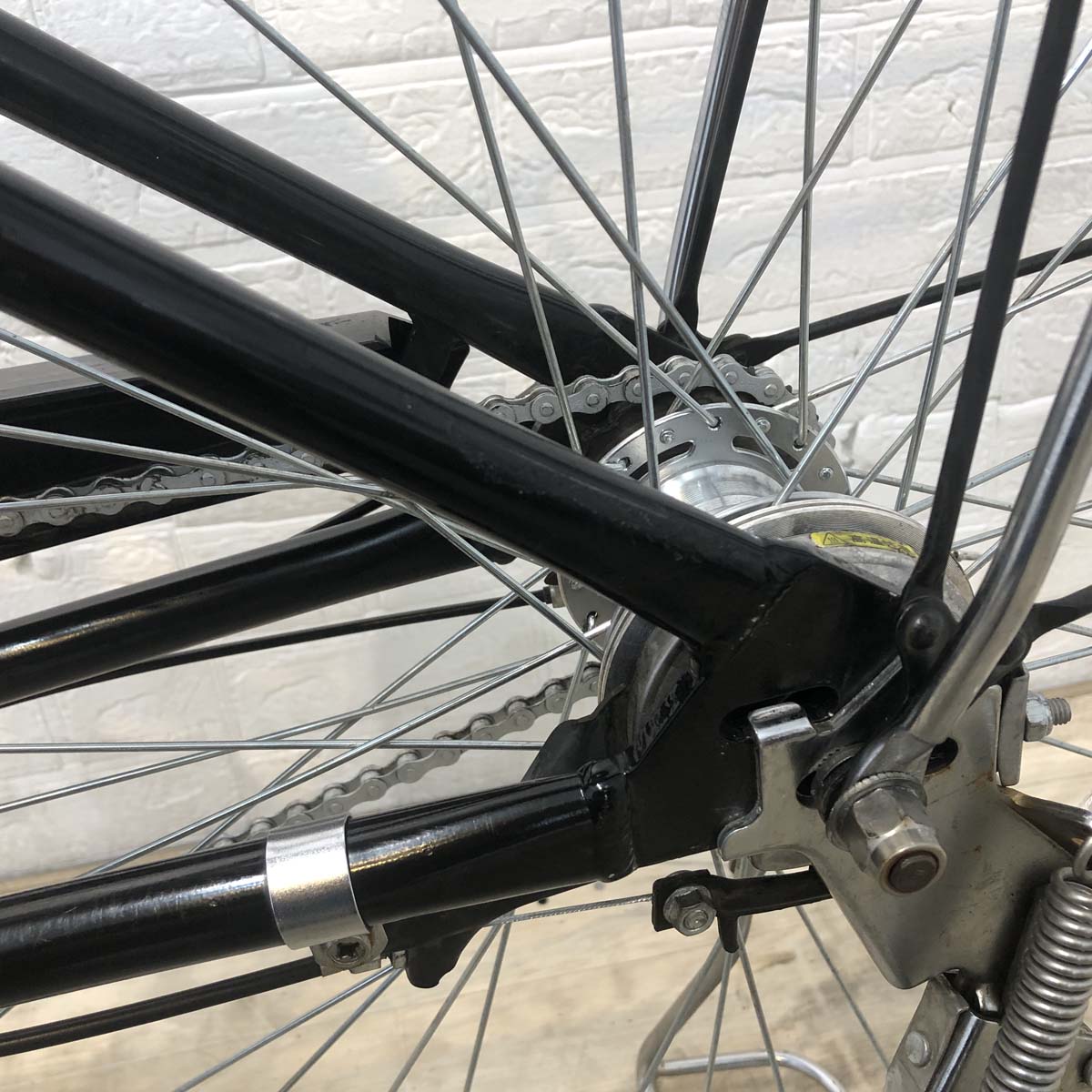 中古電動自転車 ヤマハ PAS Cheer パス チア ブラック 26インチ YF057  