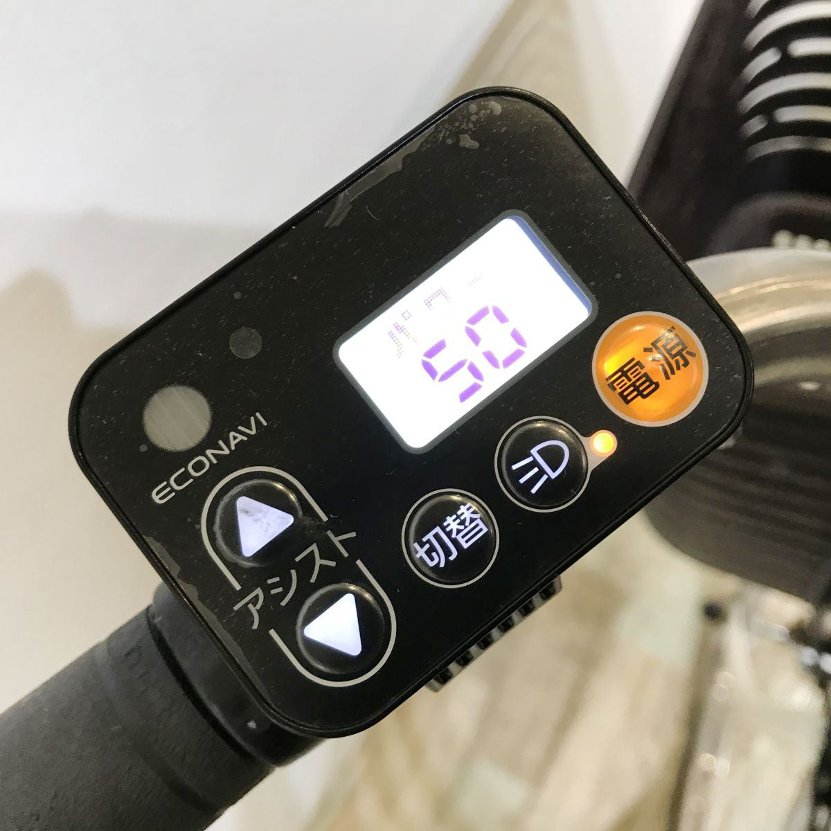 中古電動自転車 パナソニック ビビDX ホワイト 26インチ KJ001