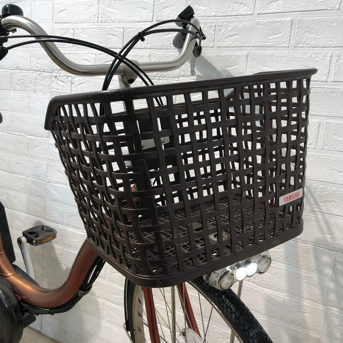 中古電動自転車 ヤマハ PAS ナチュラ M DX ガーネットオレンジ 26インチ YA002