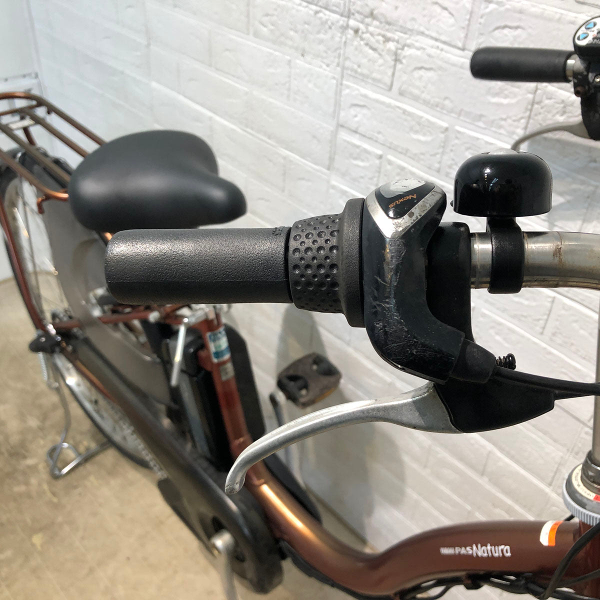 中古電動自転車 ヤマハ PAS ナチュラ M DX ガーネットオレンジ 26インチ YA002