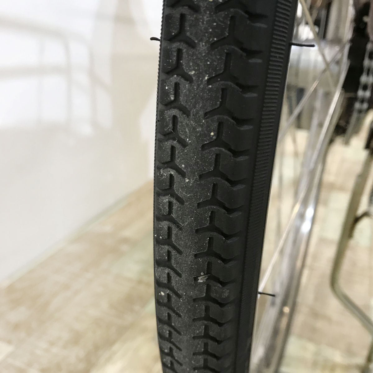 中古電動自転車 パナソニック ビビDX ホワイト 26インチ KJ001